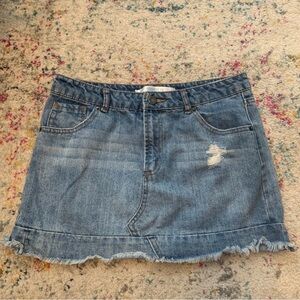 Adoral denim mini skirt—Size 7/8